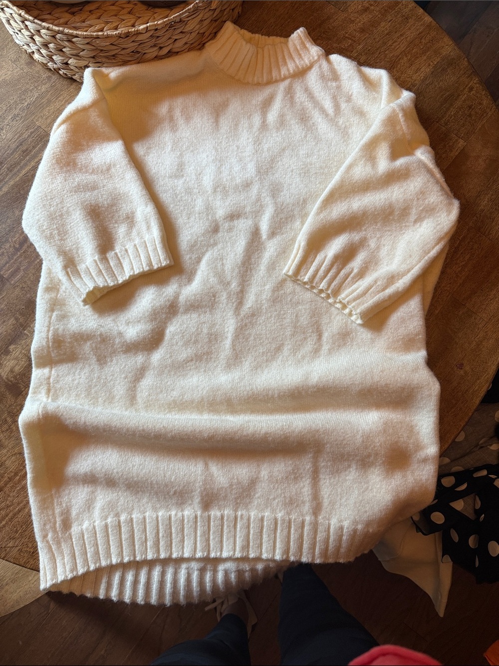 Tuckernuck Cream Mock Neck Sweater